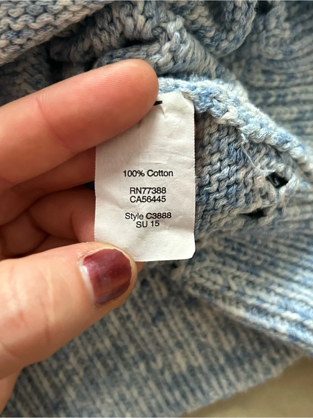 J. Crew - Crew Neck Knit Pullover Light Blue Marled Sweater